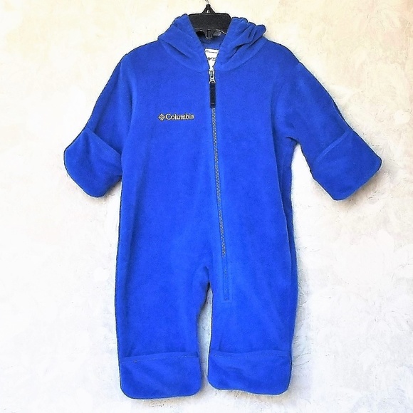 Columbia Other - Columbia Baby Bunting Fleece Like New 6M Blue